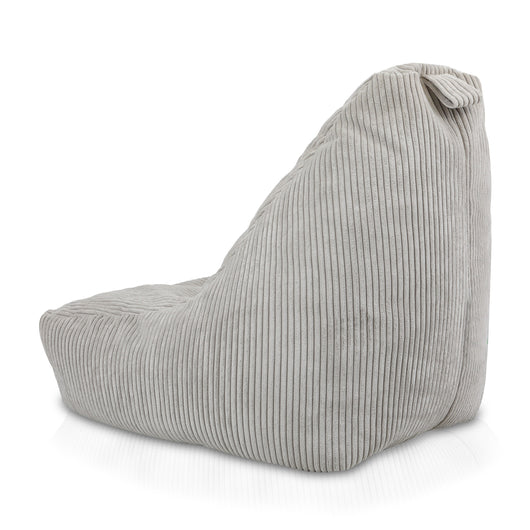 Pouf poltrona sacco seduta keiko s in velluto con Cuscino