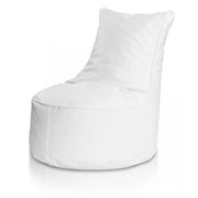 pouf poltrona sacco seduta l ecopelle con schienale alto
