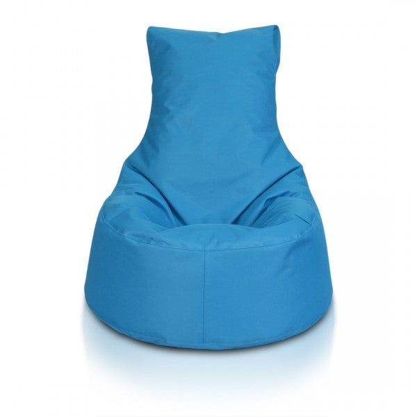 Pouf poltrona sacco seduta l poliestere con schienale alto