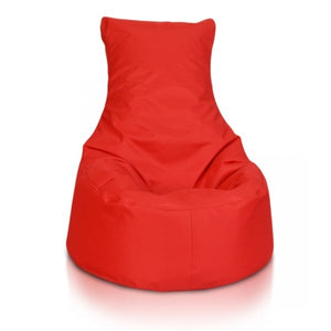 Pouf poltrona sacco seduta l poliestere con schienale alto