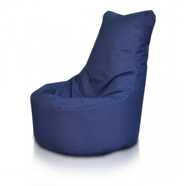 Pouf poltrona sacco seduta l poliestere con schienale alto