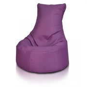 Pouf poltrona sacco seduta l poliestere con schienale alto