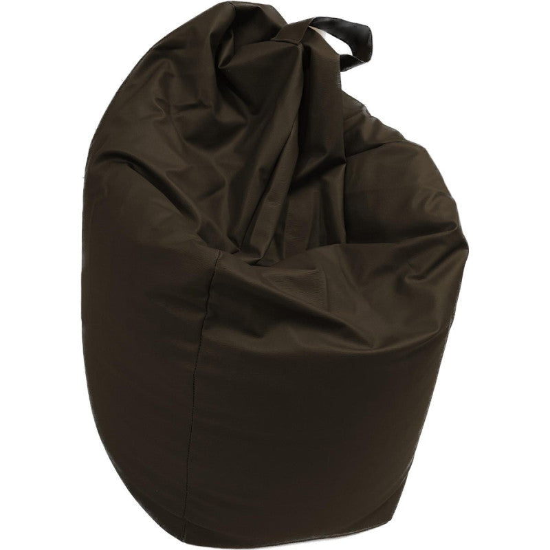 Pouf Sacco In Pu Grigio Scuro Lester 70*70*110cm