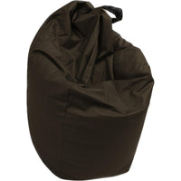 Pouf Sacco In Pu Grigio Scuro Lester 70*70*110cm