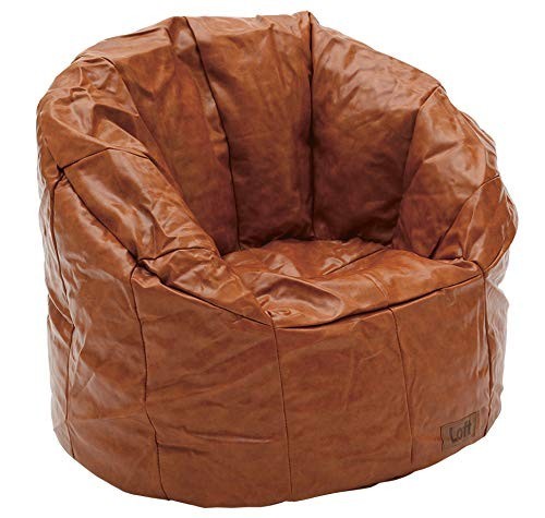 01 poltrona ecopelle marrone  misure l.80 h.57 p.78