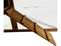 Pollaio "Clochette" con nido in legno - Marrone