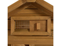 Pollaio "Poulette" con cassetta nido in legno - Marrone