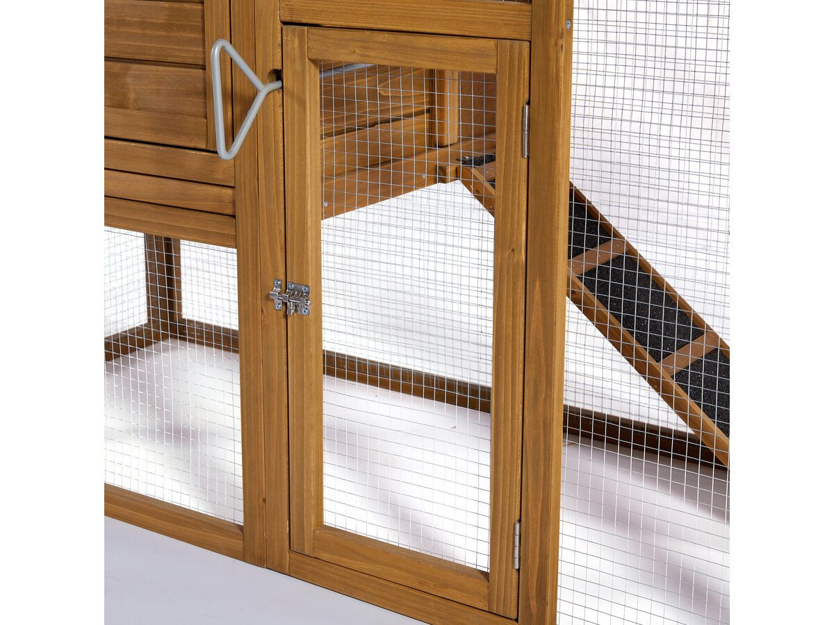 Pollaio in legno "Princesse" con cassetta nido - Marrone