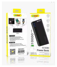 Power Bank 10000mah Carica Batteria Portatile 3 Uscite Usb Per Smartphone Q-t67         
