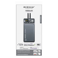 Power Bank Caricabatteria Portatile 10000 Mah Supercharge Pd Type-c Usb Pa-tm016         