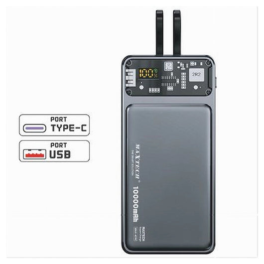 Power Bank Caricabatteria Portatile 10000 Mah Supercharge Pd Type-c Usb Pa-tm016         