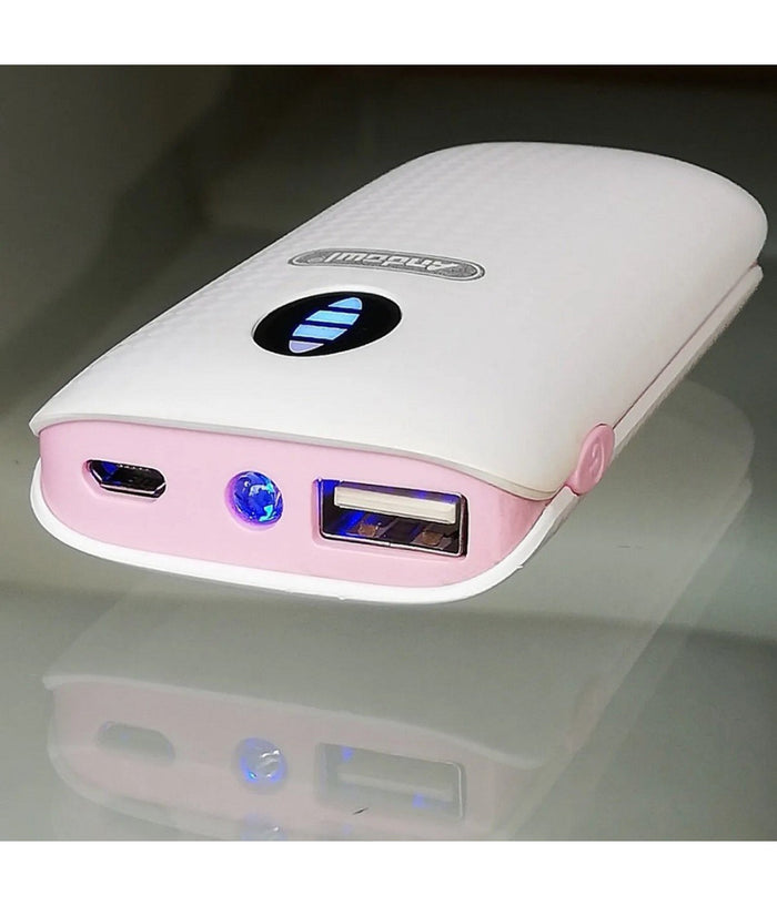Power Bank Portatile 5000mah Con Torcia A Led 2 Porte Usb Ricarica Veloce Q-t69         