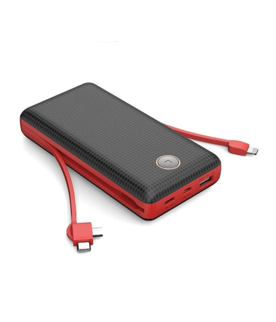 Power Bank Portatile Q-t70 3in1 20000mah Batteria Mobile Ricarica Rapida Luce Led         