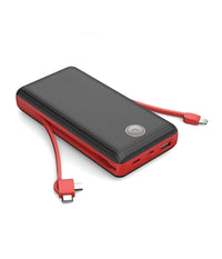 Power Bank Portatile Q-t70 3in1 20000mah Batteria Mobile Ricarica Rapida Luce Led         