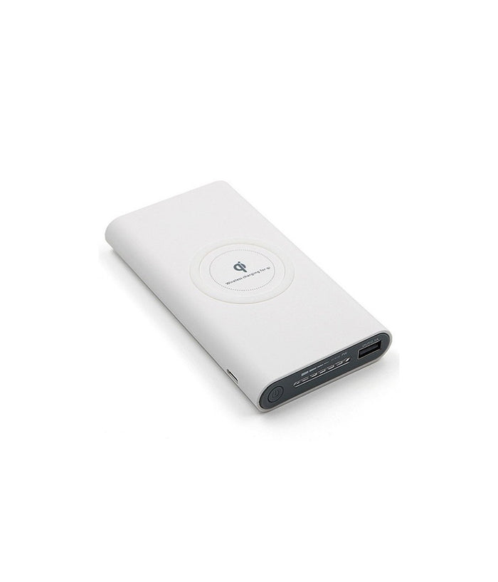 Power Bank Ricarica Wireless Filo 10000mah Batteria Esterna Smartphone Tablet Ip         
