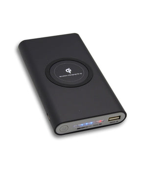 Power Bank Ricarica Wireless Filo 10000mah Batteria Esterna Smartphone Tablet Ip         