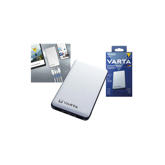 Power Bank Varta Energy 10000mAh – Ricarica rapida per dispositivi mobili in movimento