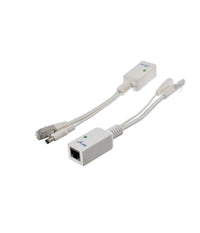 Power Over Ethernet Adattatore Iniettore Estrattore Passivo Poe Kit Cavo Cat5         