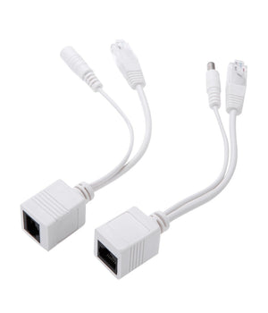 Power Over Ethernet Adattatore Iniettore Estrattore Passivo Poe Kit Cavo Cat5         