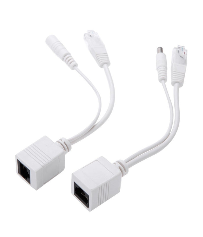 Power Over Ethernet Adattatore Iniettore Estrattore Passivo Poe Kit Cavo Cat5         