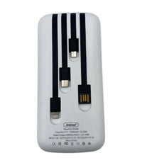 Powerbank 15000mah Q-cd888 Portatile Torcia Luce Led Carica Fino A 5 Dispositivi         