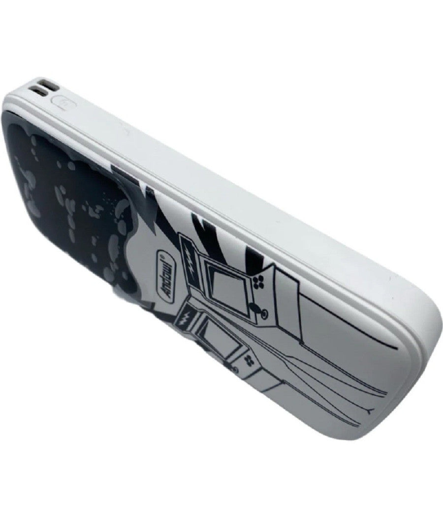 Powerbank 15000mah Q-cd888 Portatile Torcia Luce Led Carica Fino A 5 Dispositivi         