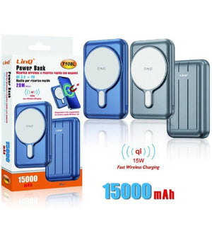 Powerbank 15000mah Ricarica Rapida Wireless Con Magnete 15w Qc 3.0 + Pd 20w T108l         
