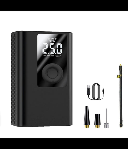 Powerbank 4000mah Compressore D'aria A Batteria Digitale Pompa 5v 2 In 1 Q-dq555         