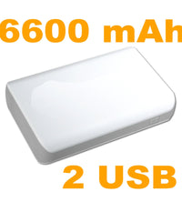 Powerbank Batteria Esterna 6600 Mah Ricarica Veloce Dispositivi Con Doppia Usb         