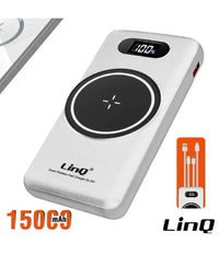 Powerbank Da 15000 Mah Con Ricarica Wireless Rapida Usb / Usb-c Con Cavi Tt15808         