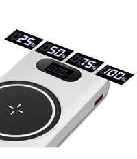 Powerbank Da 15000 Mah Con Ricarica Wireless Rapida Usb / Usb-c Con Cavi Tt15808         