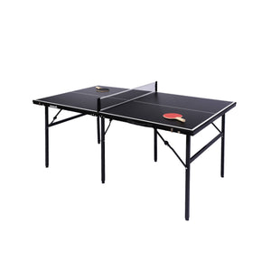 Tavolo da ping pong per esterni con 2 racchette e 3 palline, 180cm,