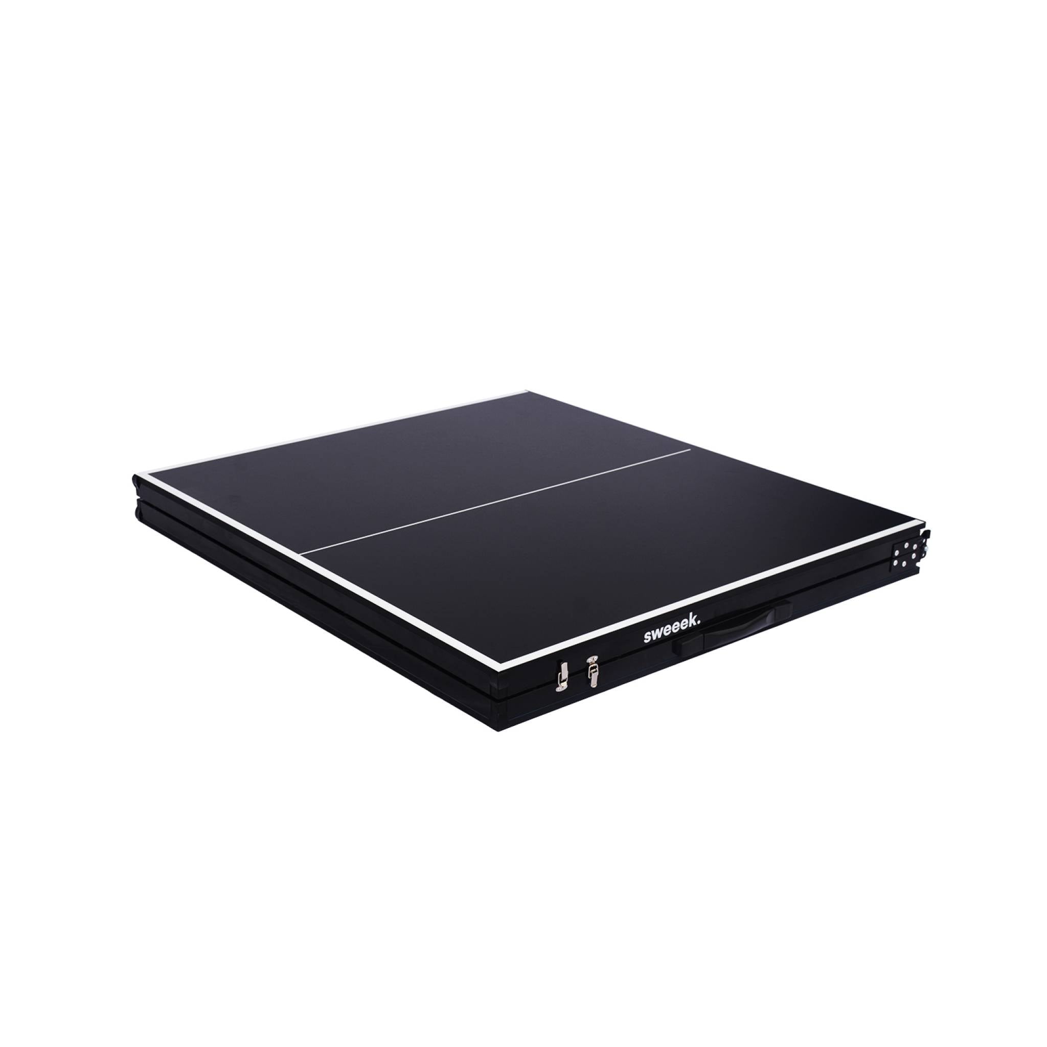 Tavolo da ping pong per esterni con 2 racchette e 3 palline, 180cm,