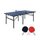Tavolo da ping pong per esterni con 2 racchette e 3 palline, 180cm,