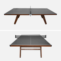 Tavolo da ping pong per interni deluxe con 2 racchette e 3 palline,