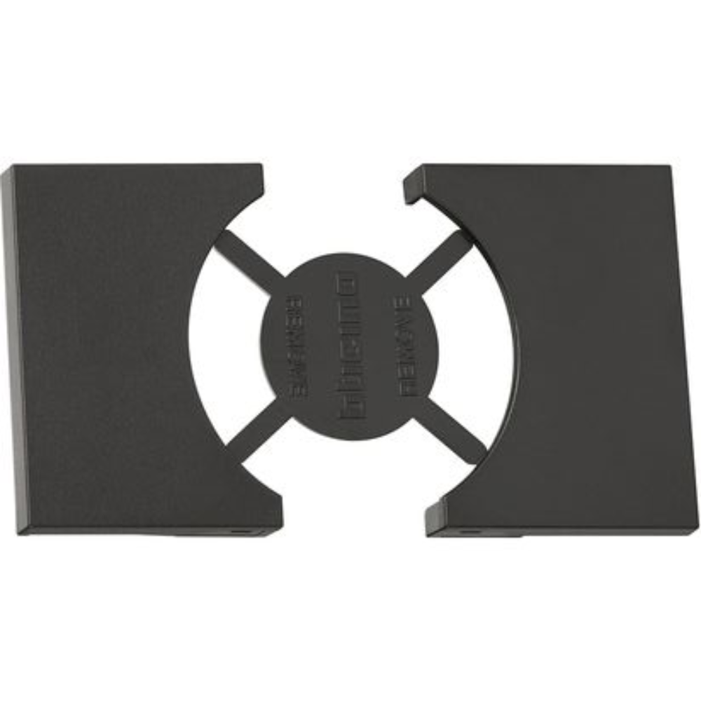 Cover bticino living now per prese standard p40 2 moduli varie finiture *** colore nero, confezione 1