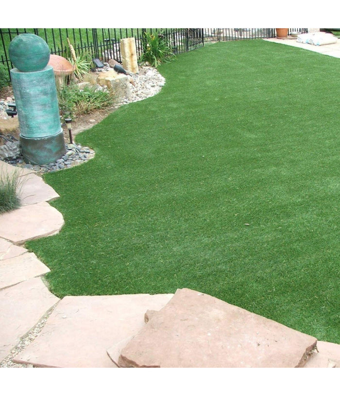 Prato Sintetico 10mm Finta Erba Tappeto Manto Giardino 4 Sfumature Colore 1x25mt         