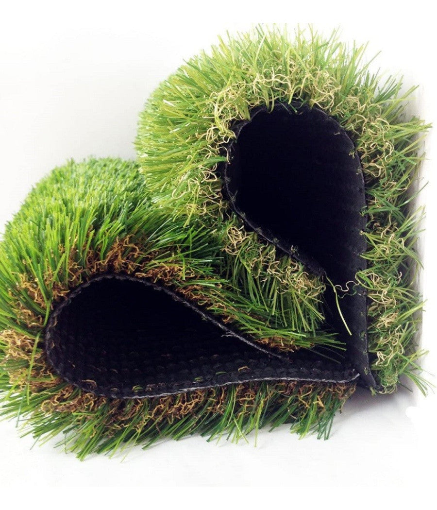 Prato Sintetico 30mm Finta Erba Tappeto Manto Giardino 4 Sfumature Colore 1x20mt         