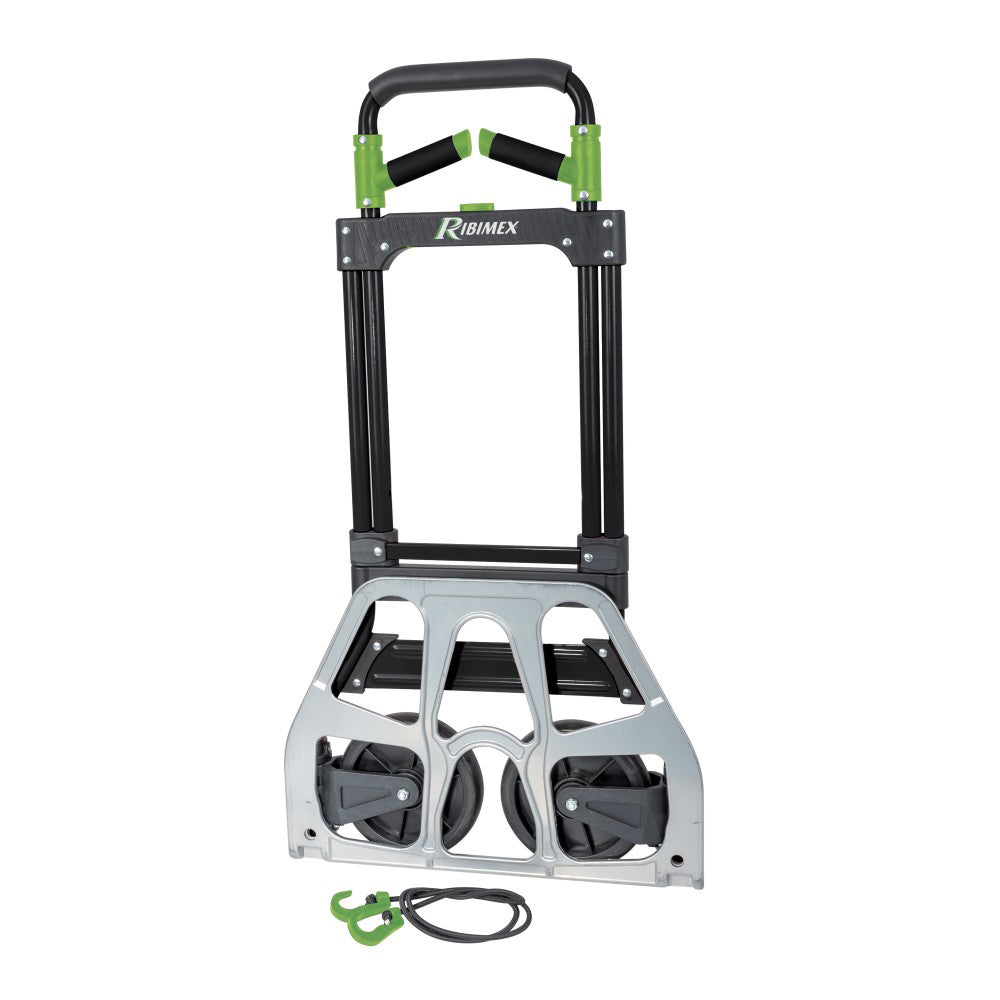 CARRELLO PORTAPACCHI SACCHI PALA PIEGHEVOLE MANICI ROTANTI PORTATA 150Kg RIBIMEX
