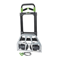 CARRELLO PORTAPACCHI SACCHI PALA PIEGHEVOLE MANICI ROTANTI PORTATA 150Kg RIBIMEX