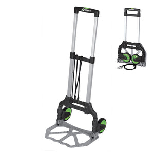 CARRELLO PORTAPACCHI SACCHI PALA PIEGHEVOLE PORTATA MAX 80Kg ALLUMINIO RIBIMEX