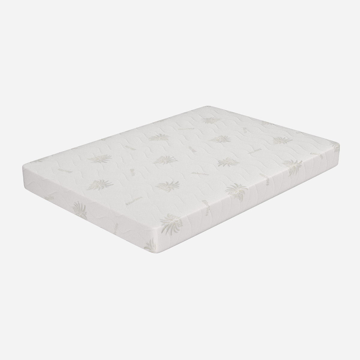Materasso 120x195, alto 17 cm - Una piazza e mezza, Memory, Sfoderabile, in Aloe Vera | Baldo