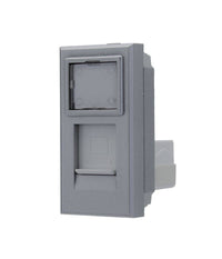 Presa Dati Connettore Rj45 Cat5e Silver Coperchio Compatibile Bticino Axolute         