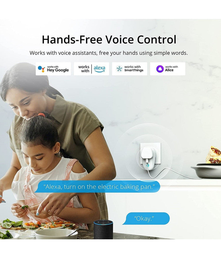 Presa Elettrica Intelligente Smart Wireless Interruttore Alexa Sonoff S26r2tpl         