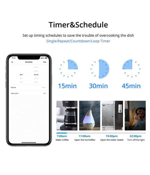 Presa Elettrica Intelligente Smart Wireless Interruttore Alexa Sonoff S26r2tpl         