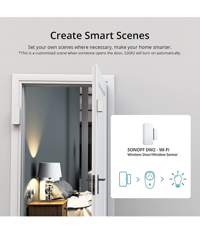 Presa Elettrica Intelligente Smart Wireless Interruttore Alexa Sonoff S26r2tpl         