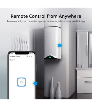 Presa Elettrica Intelligente Smart Wireless Interruttore Alexa Sonoff S26r2tpl         