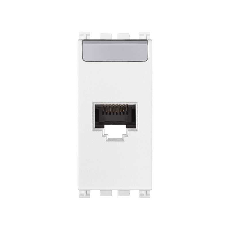 Presa Rj45 Netsafe Cat5E Utp Bianco Arkè