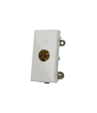 Presa Tv Femmina Bianco Connettore Compatibile Bticino Axolute         