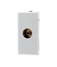 Presa Tv Femmina Bianco Connettore Compatibile Bticino Axolute         